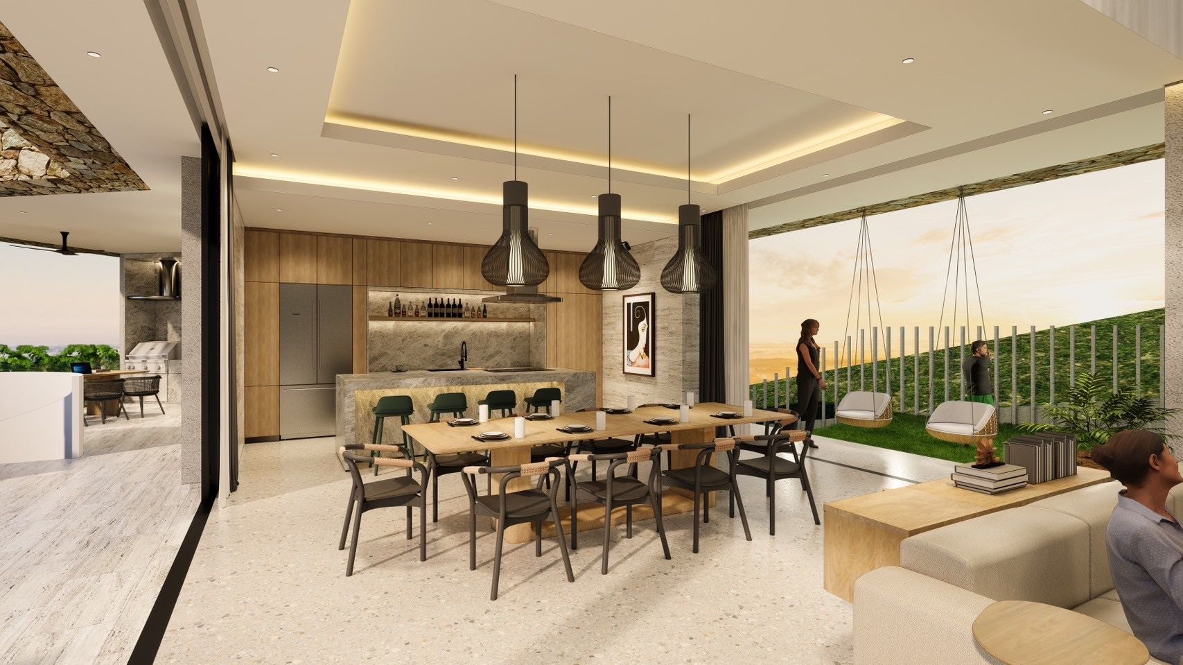 Villa Unity five-level contemporary tropical architecture with infinity pool and panoramic views