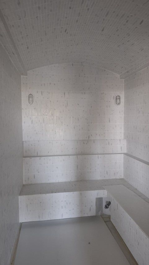 Steam room on the spa floor
