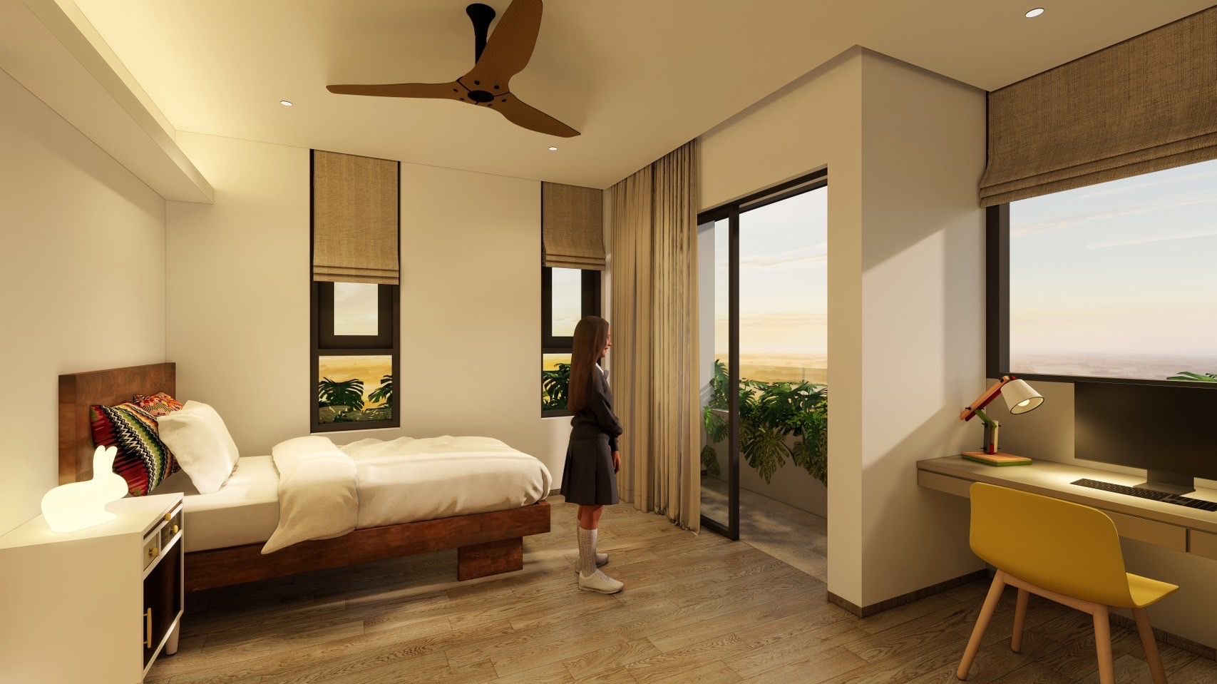 The Canopy Suite, double bedroom, Level 4